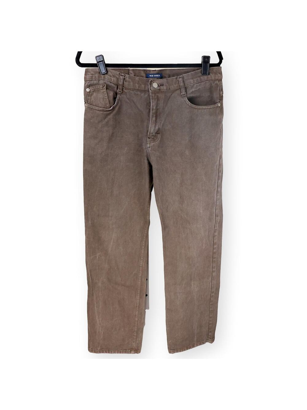 New Wave Brown Mens Jeans Straight Leg Casual Pants 34 NWOT